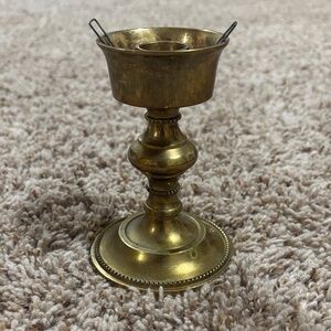 Vintage Brass Candle Holder